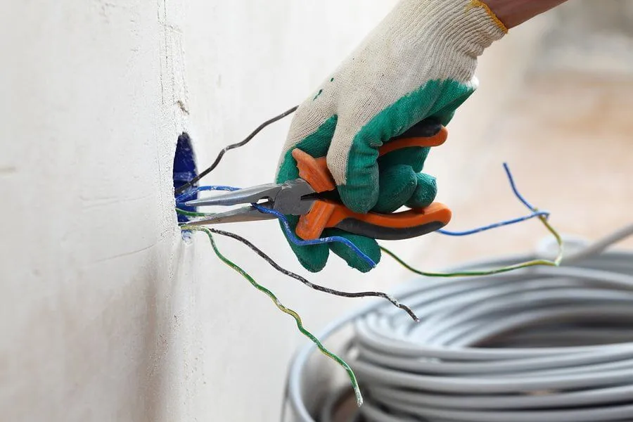 rewiring a house