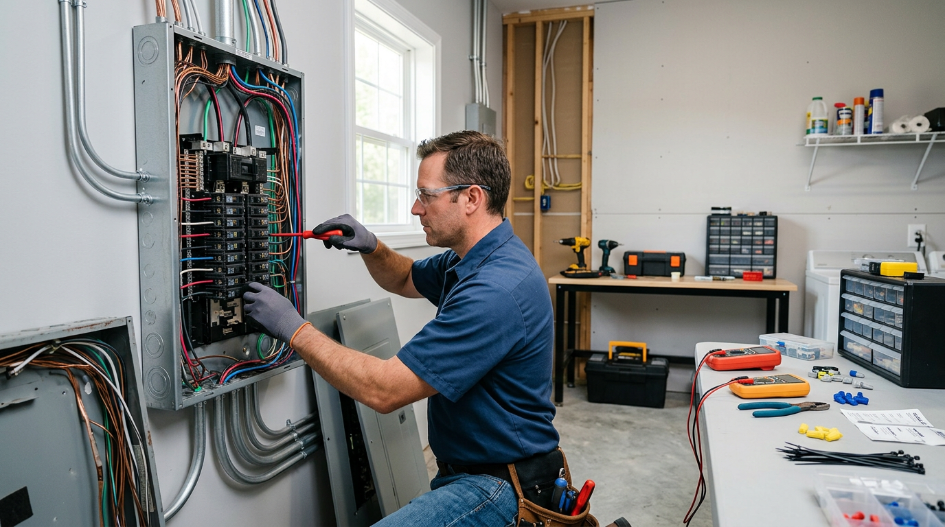 Featured image: electrical panel upgrade